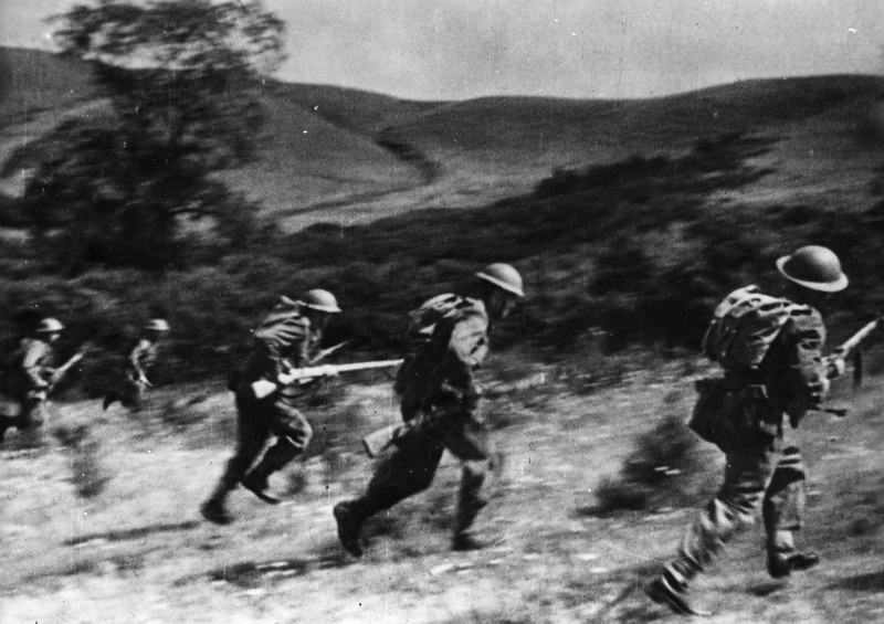 Pěchotní výcvik v Buzuluku v červenci 1942.